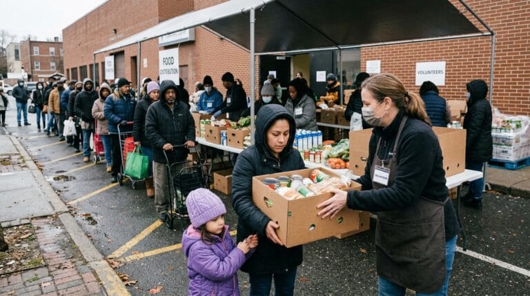 Food bank line growing after SNAP benefit cuts