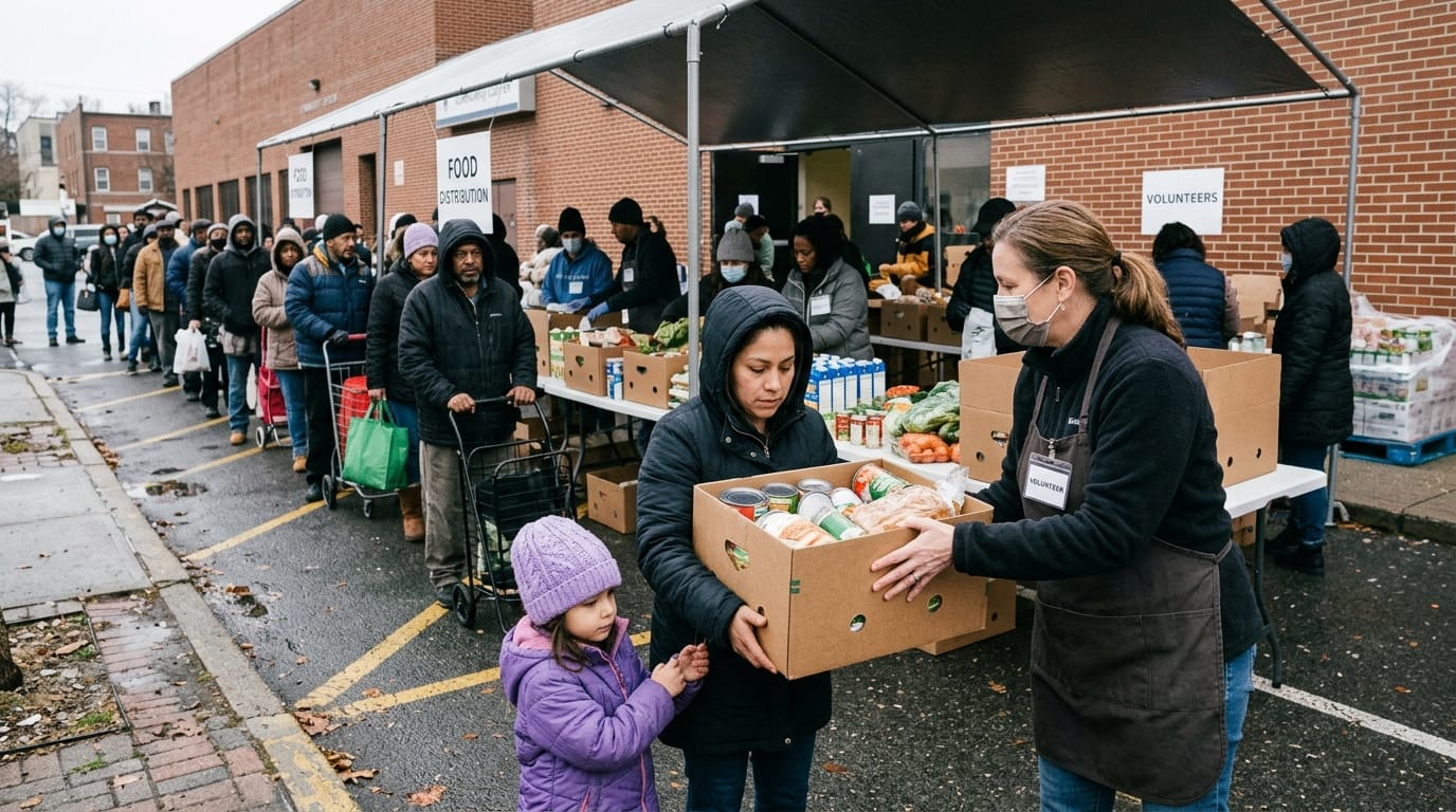 Food bank line growing after SNAP benefit cuts