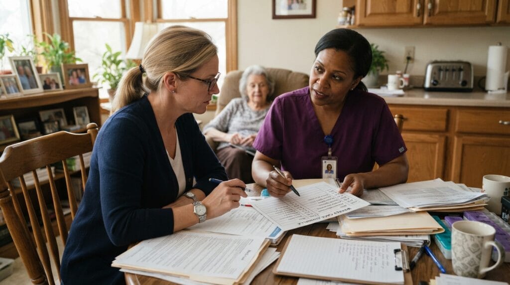 Family caregiver planning Medicaid home care and HCBS services