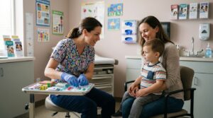 Childhood lead screening funding in 2026 supporting preventive testing at a community health clinic
