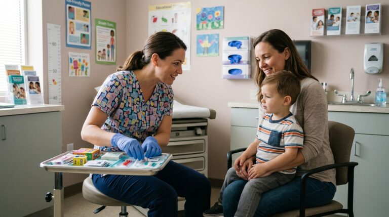 Childhood lead screening funding in 2026 supporting preventive testing at a community health clinic