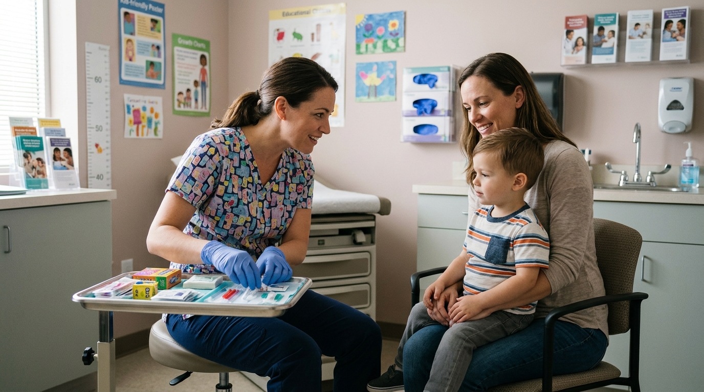 Childhood lead screening funding in 2026 supporting preventive testing at a community health clinic